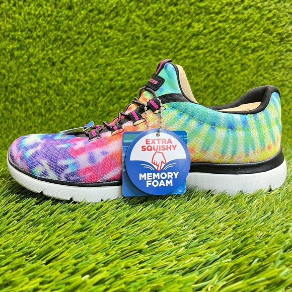 Skechers Summits Looking Groovy Womens Size 5 Purple Pink Running Shoes Sneakers - Picture 2 of 10